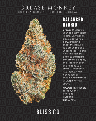 Bliss Co  Buds | Grease Monkey