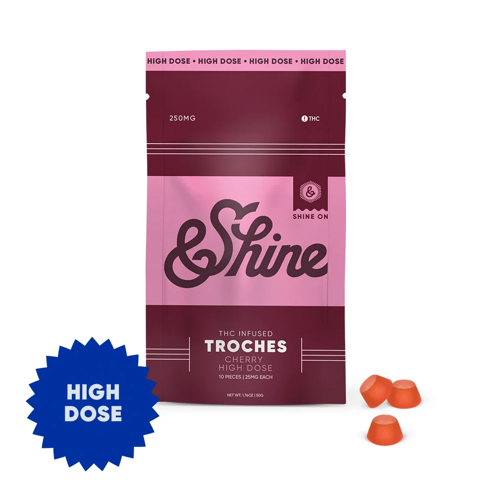 &Shine - 25mg Cherry - Troches | 10ct