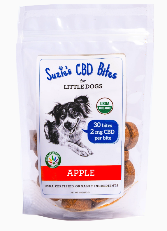 60mg - Suzie-s Apple CBD Bites For Small Dogs