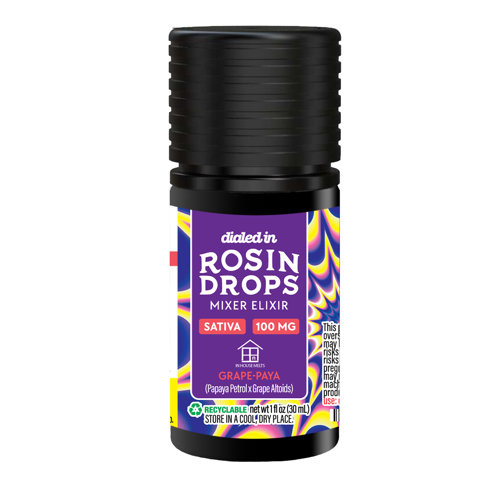 100mg - Grape-Paya - Rosin Drops