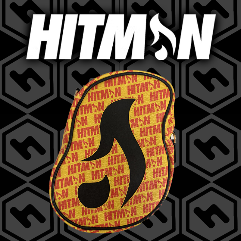 Yellow, Orange, Black Flame Bag