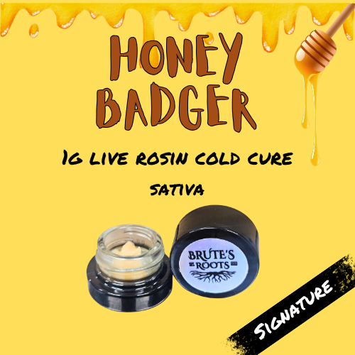 Live Rosin Cold Cure - Honey Badger
