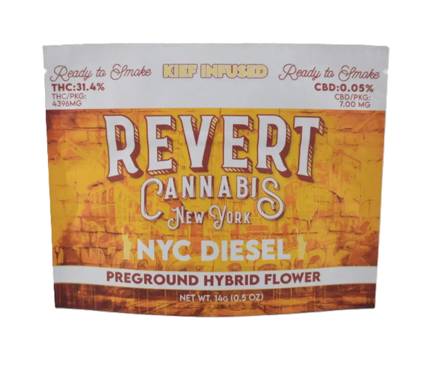 Revert - NYC Diesel Kief Infused Ground Flower - 14g