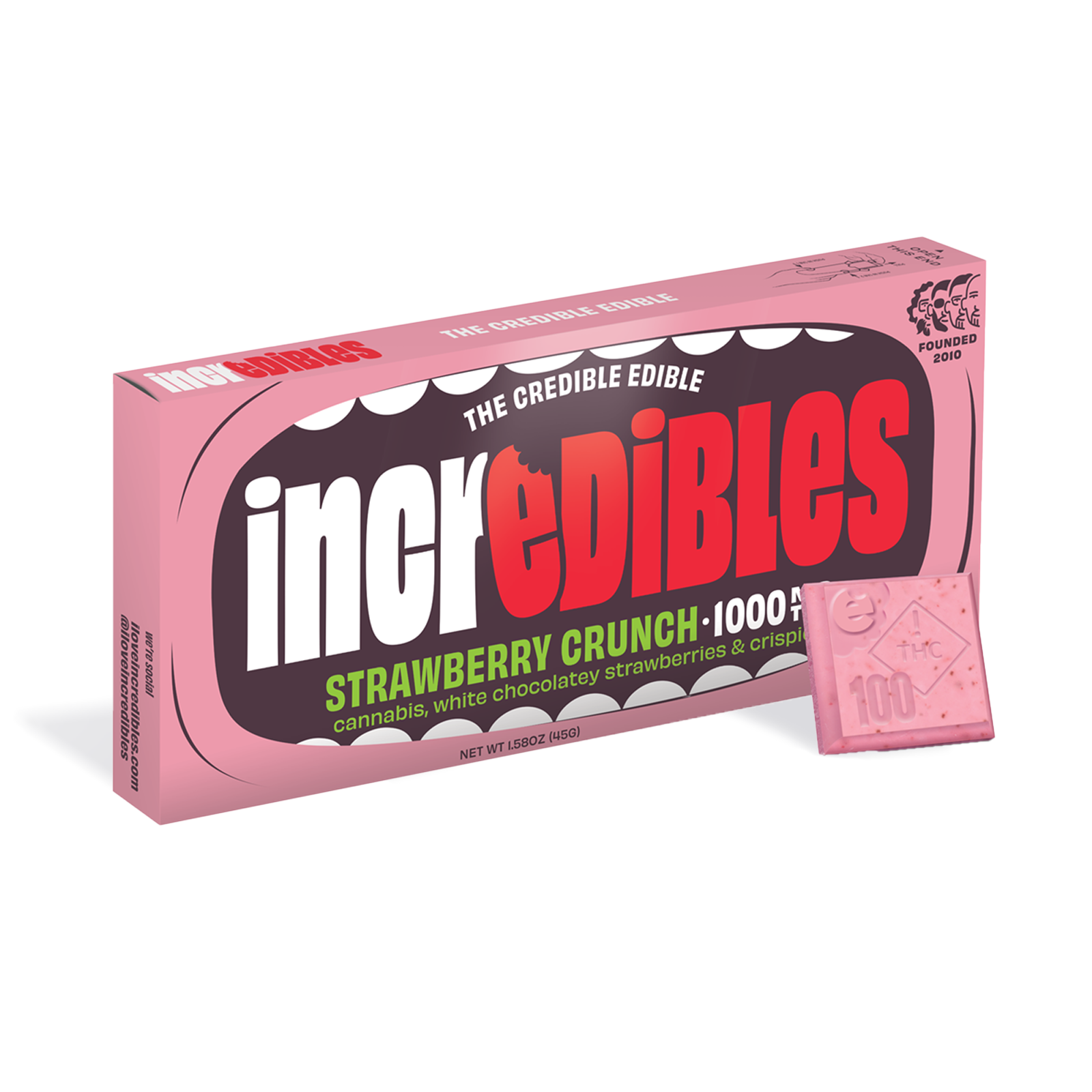 Strawberry Crunch Medical Bar | 1000mg