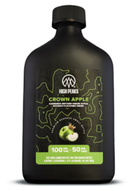 Green Apple | Whiskey Flavored Infused Beverage | 100mg