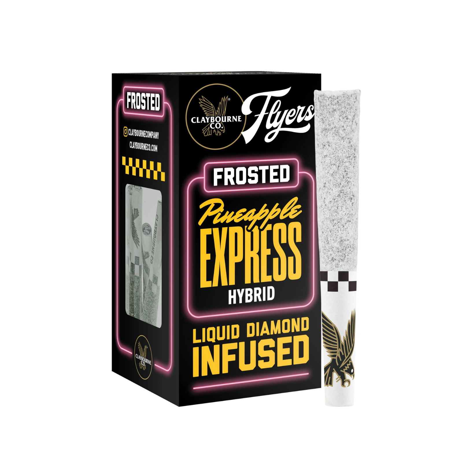 Claybourne Co. Flyers - Frosted Pineapple Express Liquid Diamond Infused 5pk - 2.5g