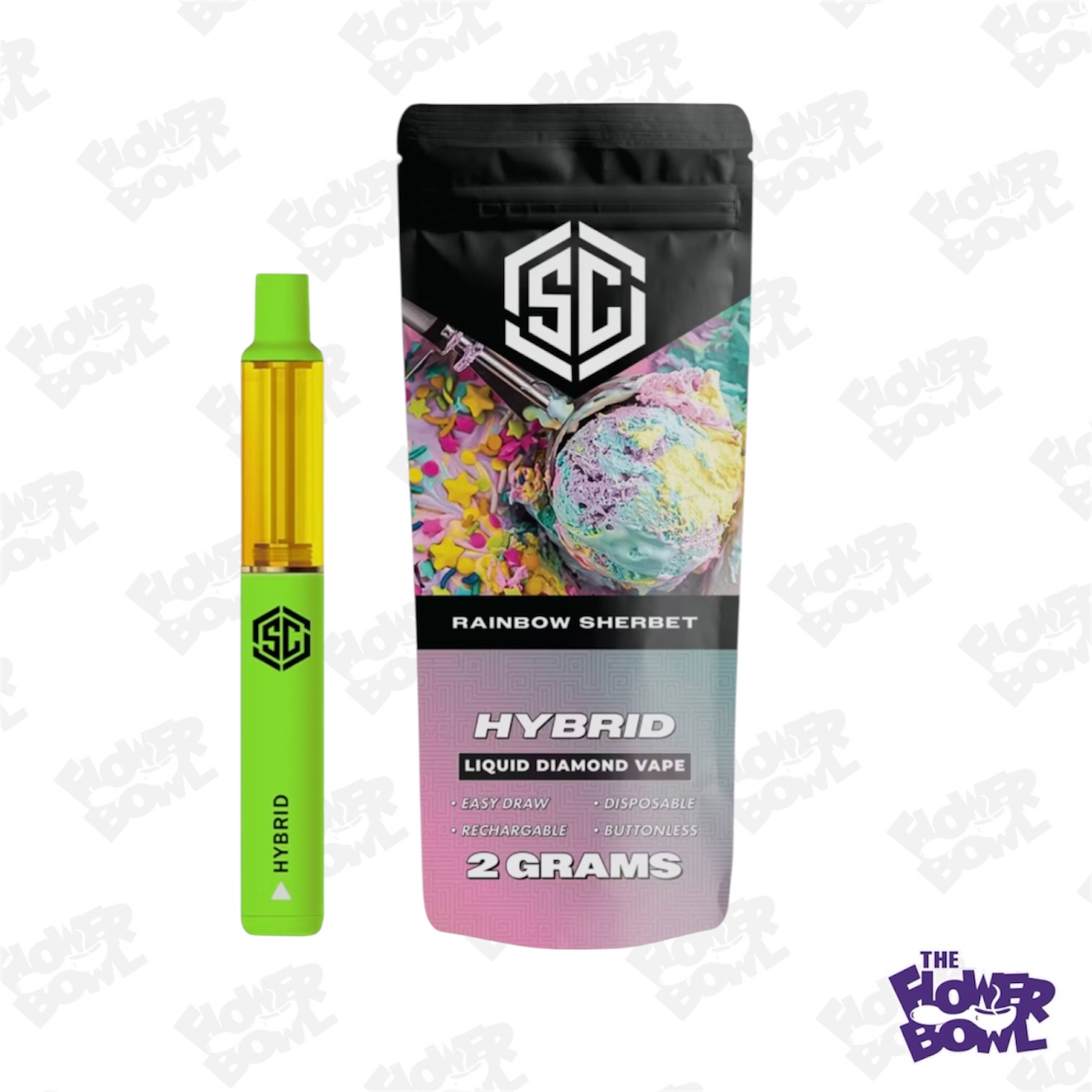 Rainbow Sherbet 2G Liquid Diamond Disposable