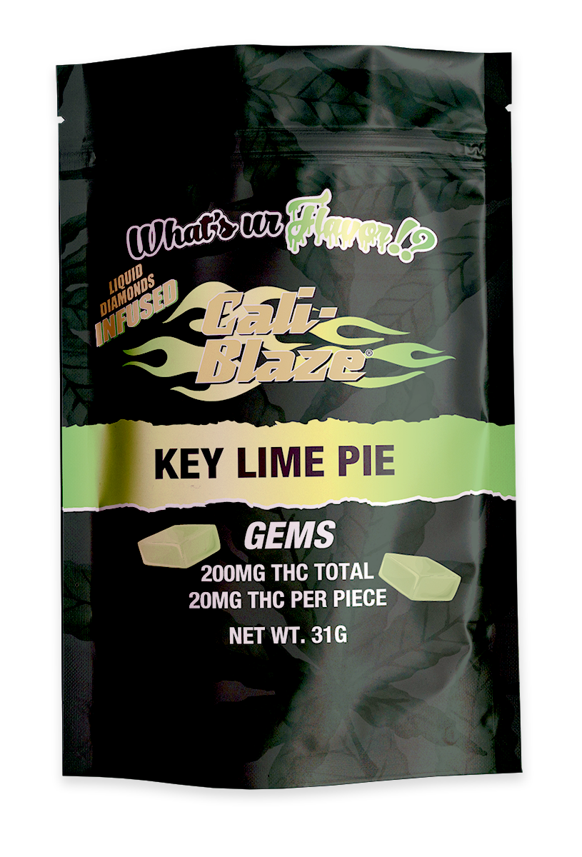 Cali Blaze 200mg Gummies - Key Lime Pie