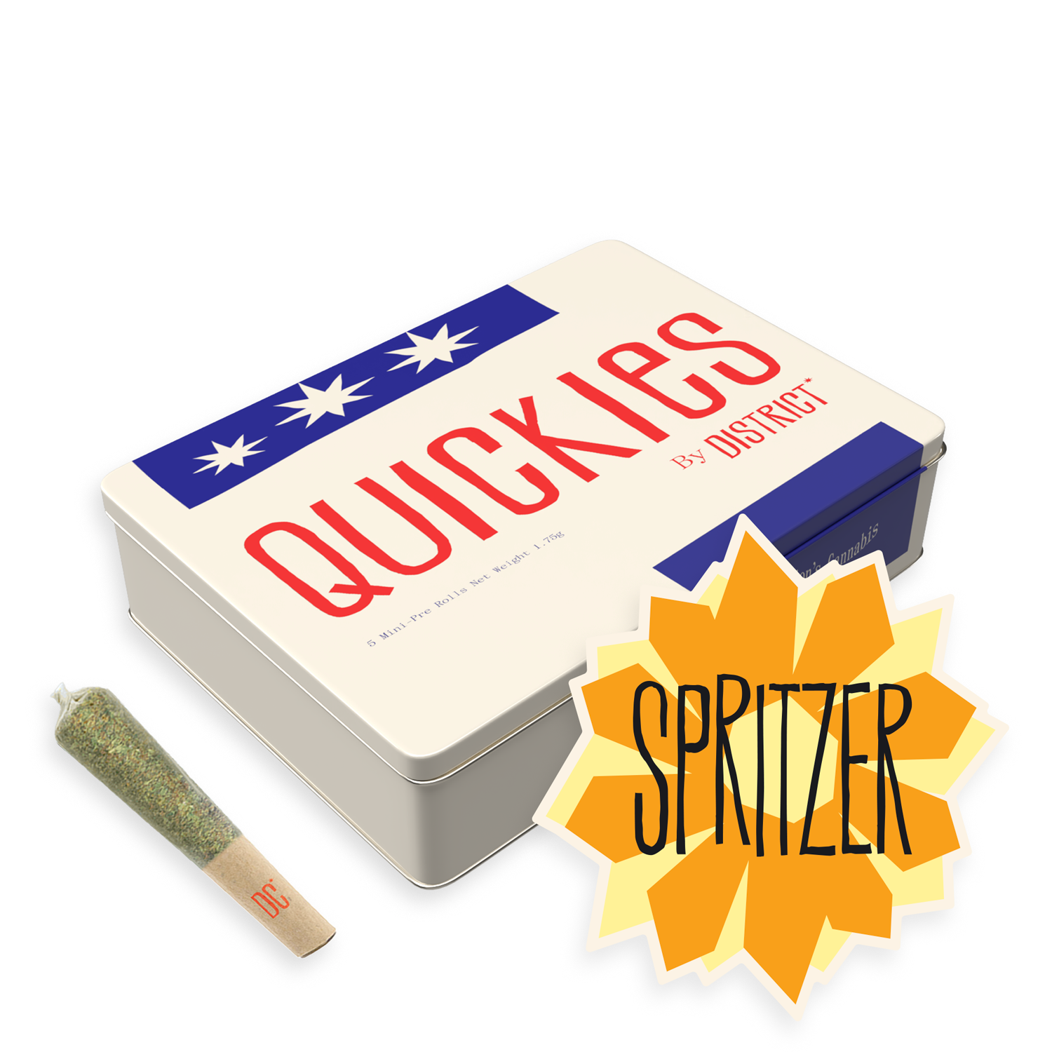 Quickies | Spritzer | 0.35g mini joints 5pk
