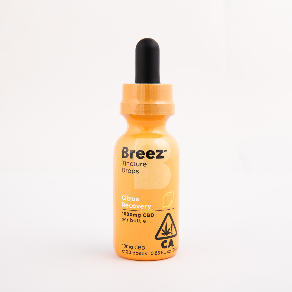 Breez - Citrus Recovery Tincture CBD 1000MG