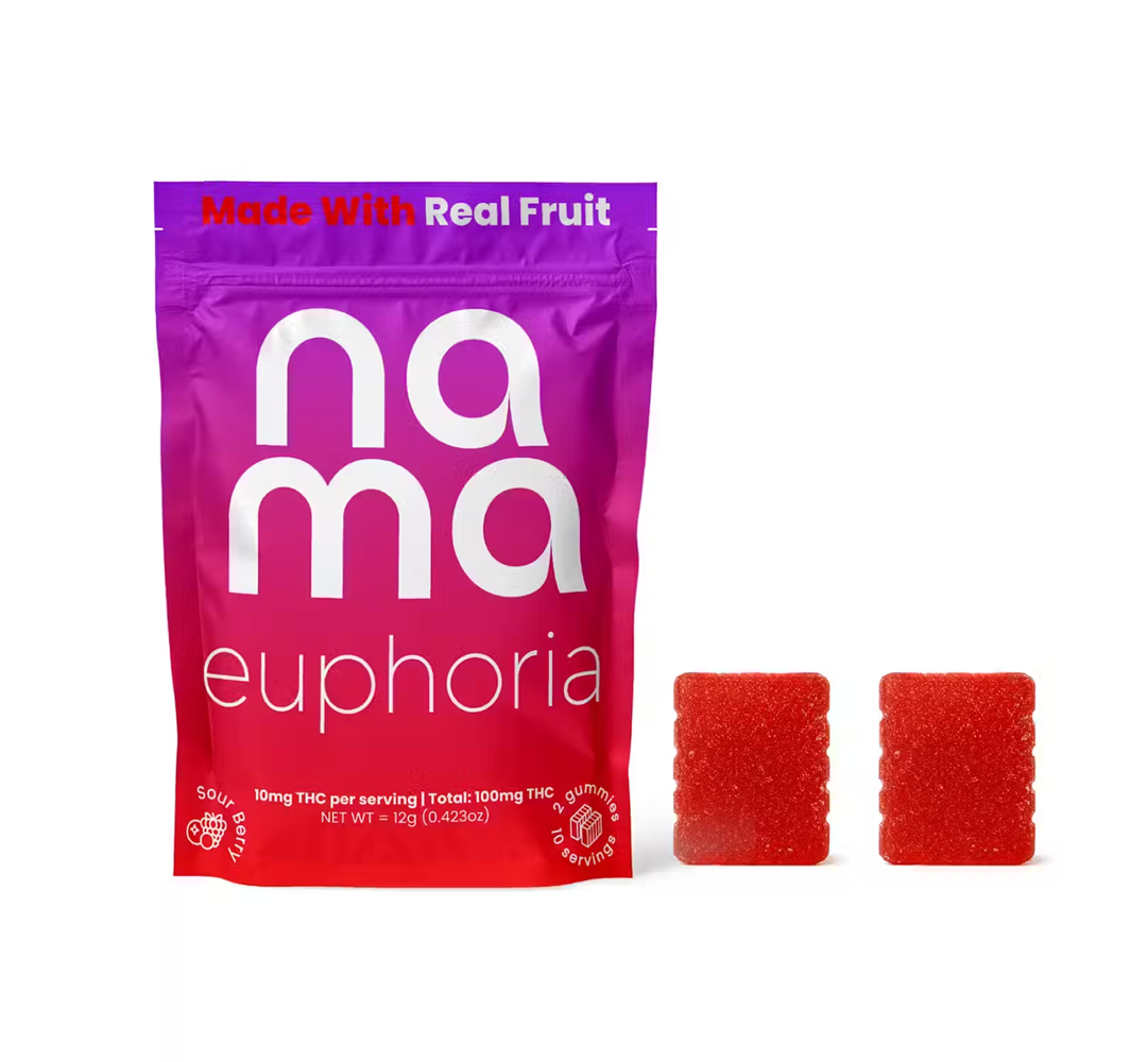 Nama Euphoria | Sour Berry | Gummies 2pk 100mg
