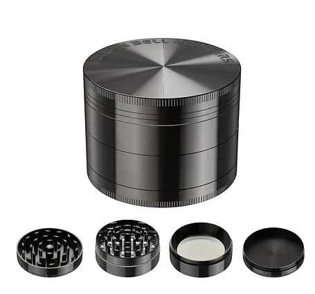 Four Piece Grinder Gunmetal 2"