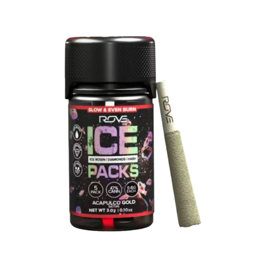 Rove | Ice Packs Acapulco Gold Infused PreRoll 5Pk