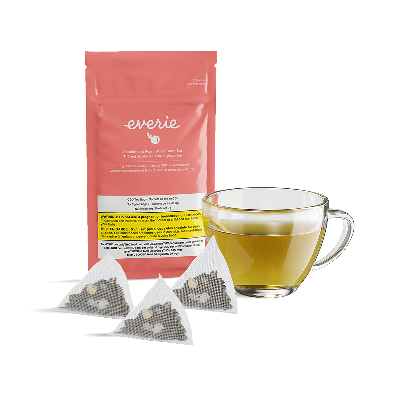 Cbd Peach Ginger Green Tea