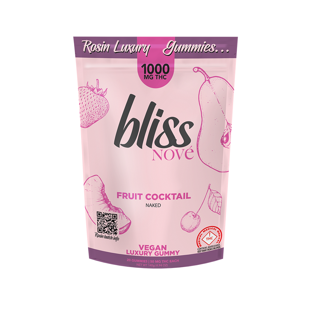 Bliss Fruit Cocktail Gummies | 1,000mg THC | Rosin