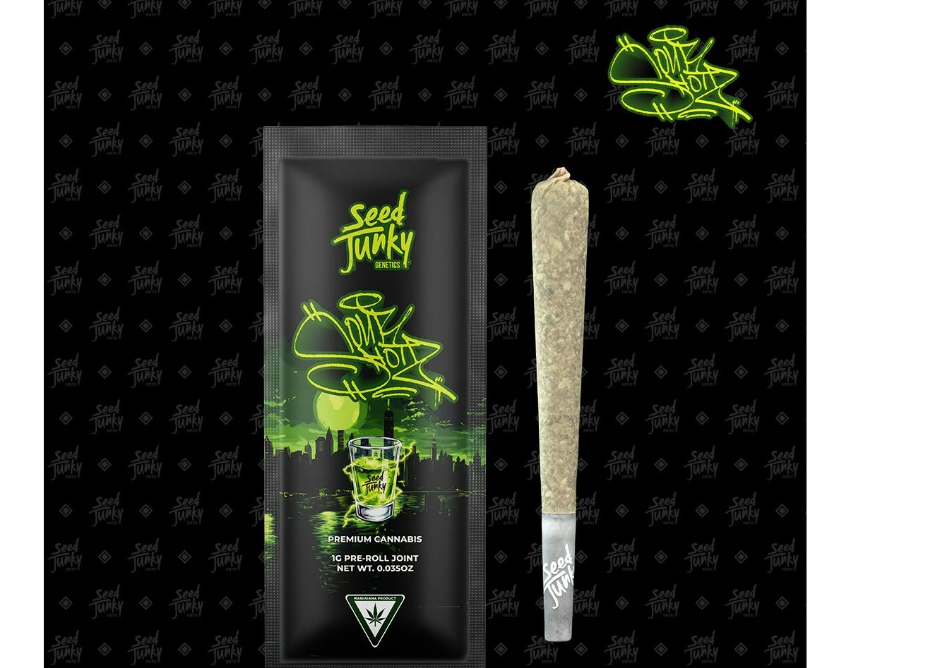 Seed Junky - Pre-roll 1g - Sour Strawz