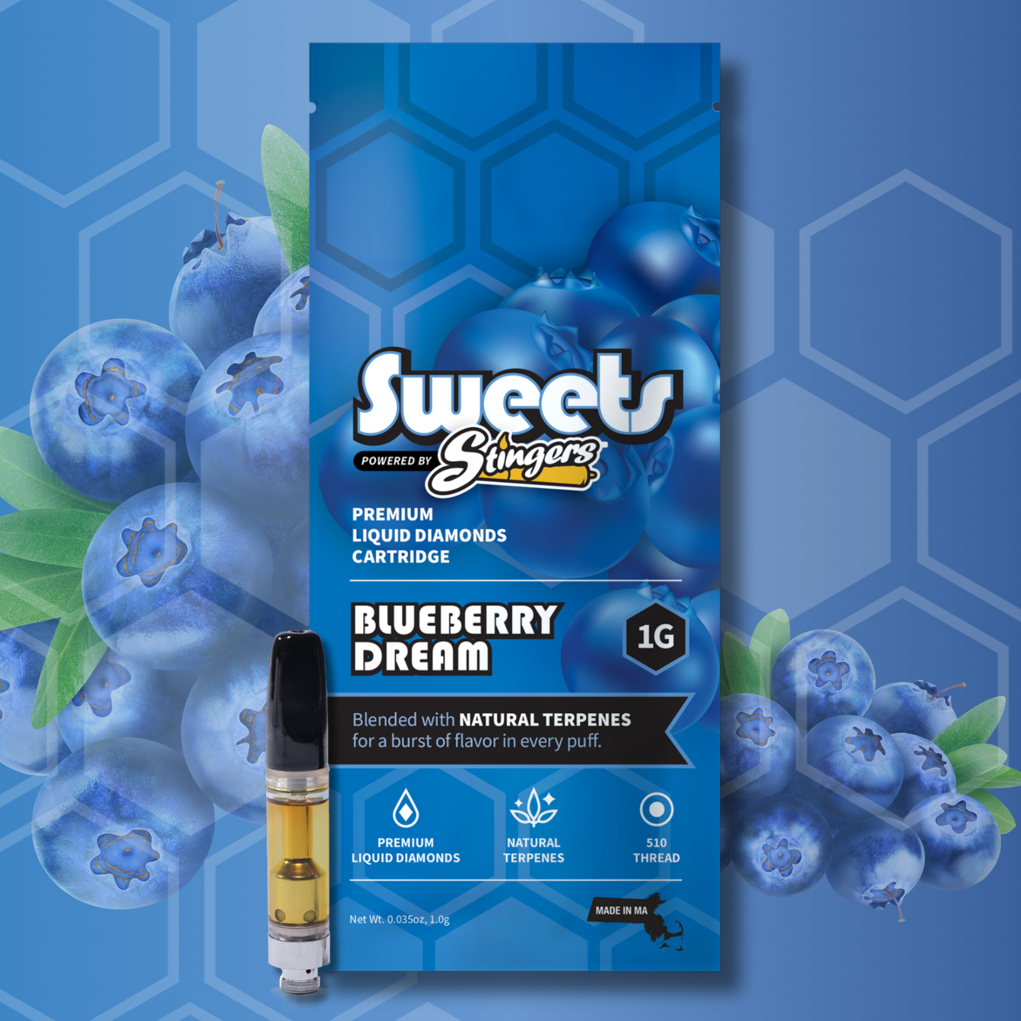Blueberry Dream | Liquid Diamond Vape Cart