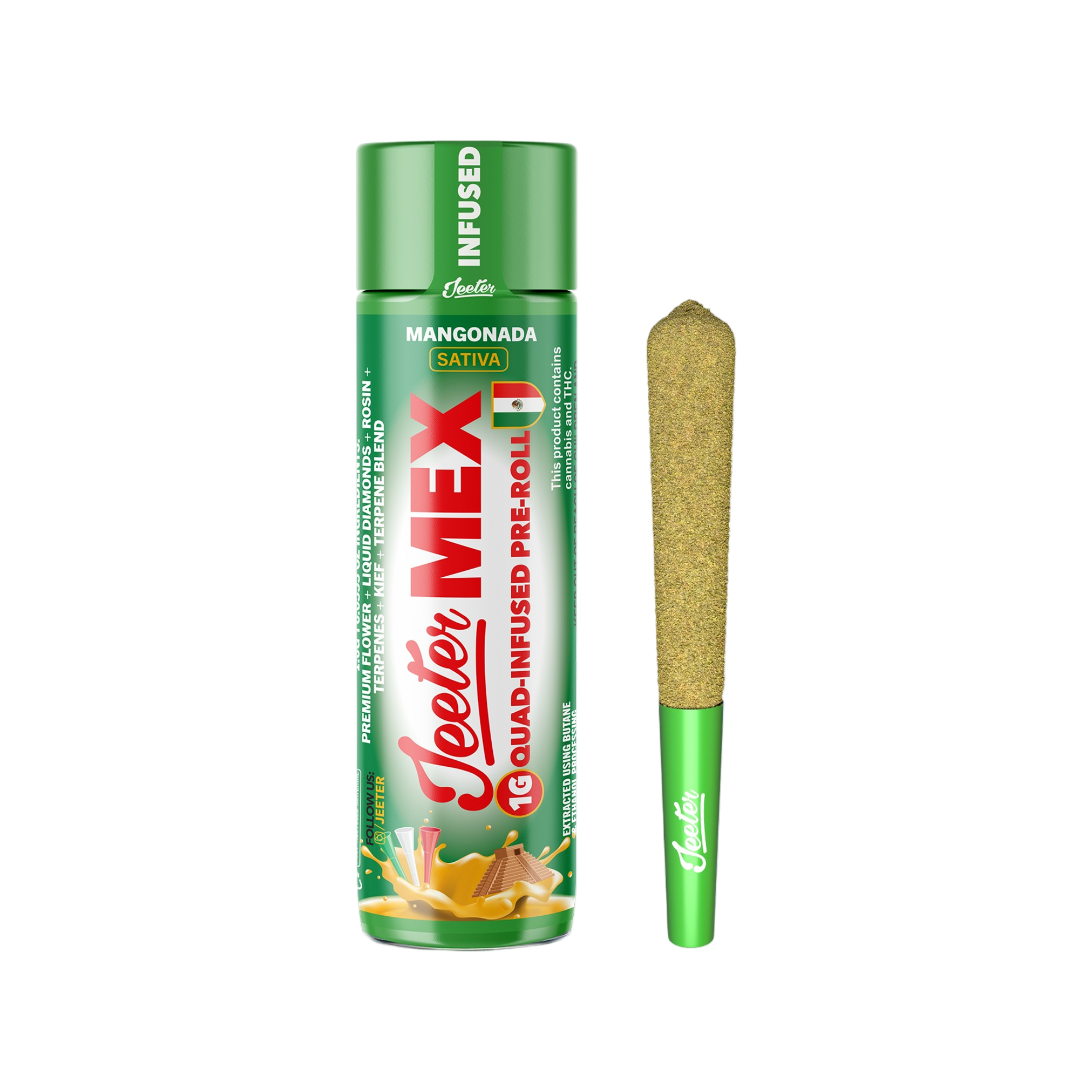 Jeeter World Cup Edition Mangonada Infused Preroll