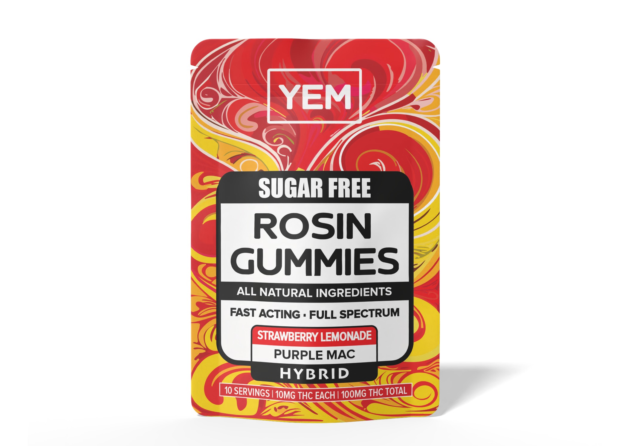 Rosin Gummies Strawberry Lemonade Purple