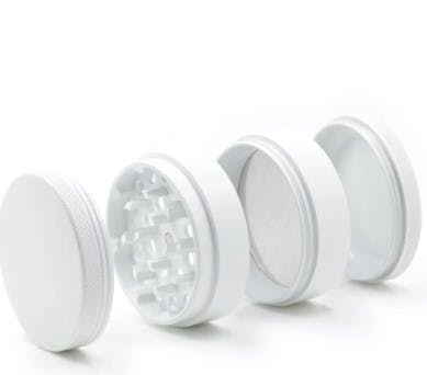 4 Piece 63mm Grinder (White)