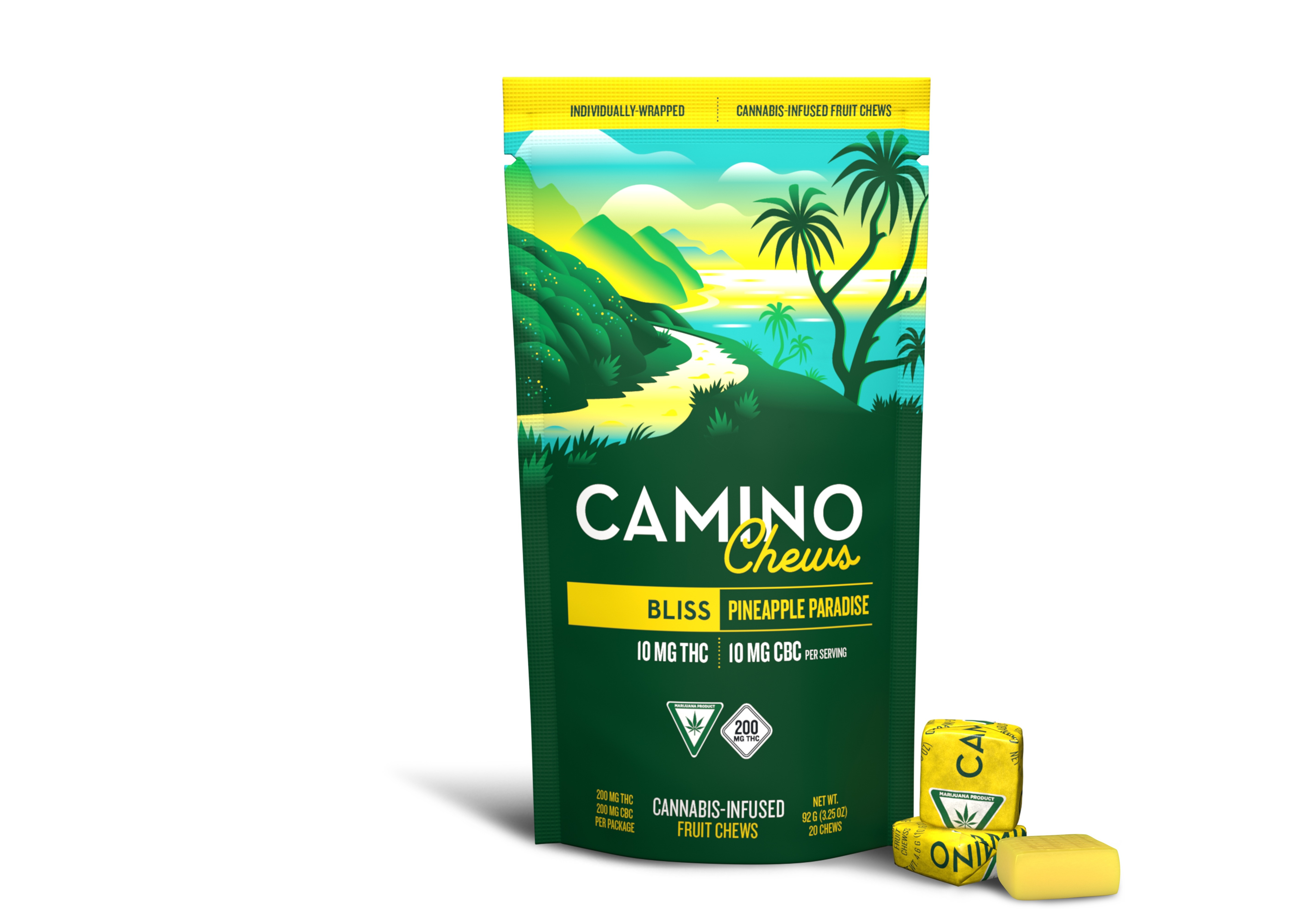 Camino - Chew - 200mg CBC - Pineapple Paradise - Bliss
