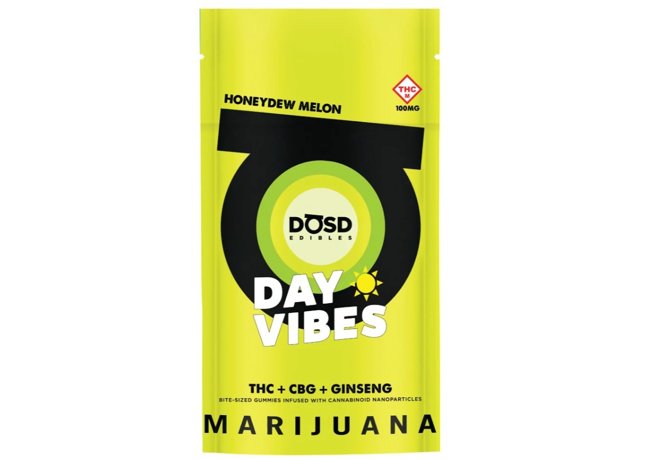 DOSD GUMMY DAY VIBES HONEYDEW MELON 1:1 (S) [10PK] 100MG