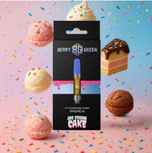 Berry Green Cart (510) - Ice Cream Cake