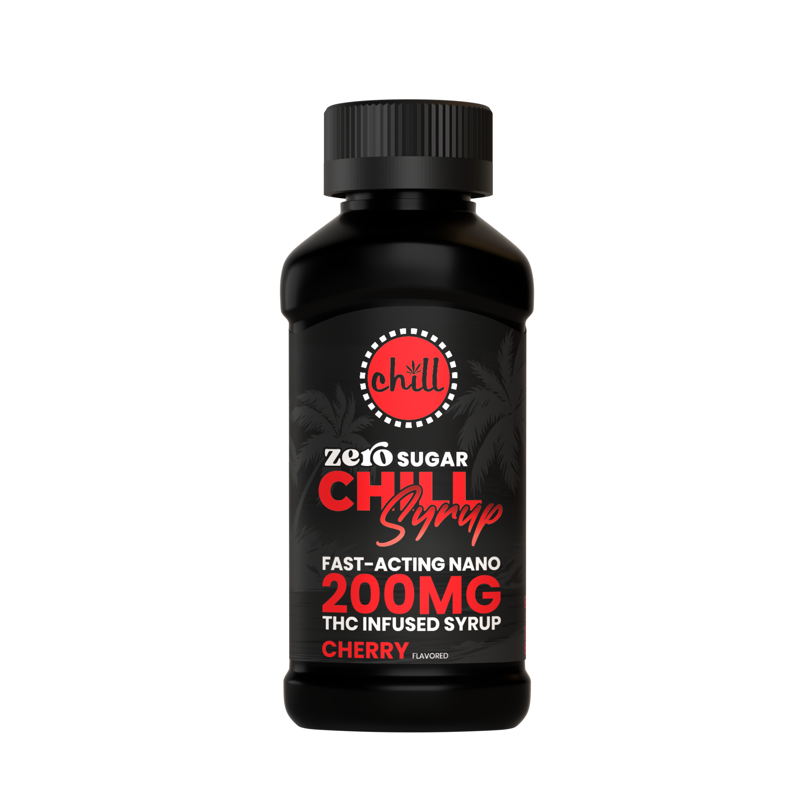 200mg Zero Sugar THC Syrup | Cherry