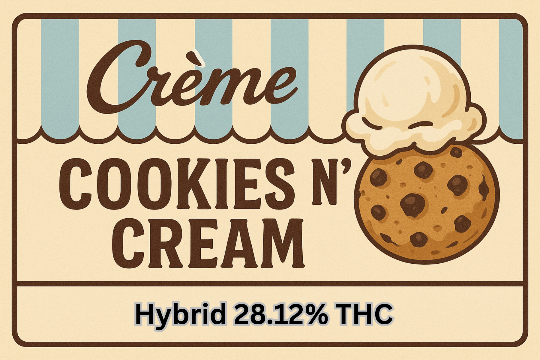 Crème Cookies Cream Bulk