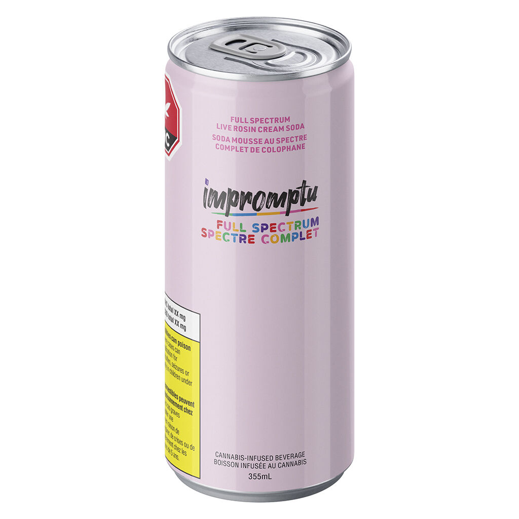 Impromptu - Full Spectrum Live Rosin Cream Soda - 355ml