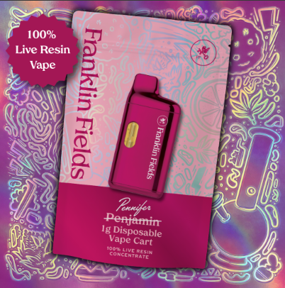 FRANKLIN FIELDS PENNIFER | LIVE RESIN DISPOSABLE | CHERRY BOMB
