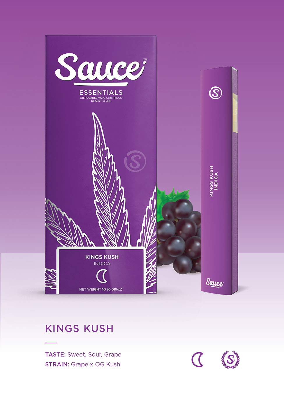 Sauce: King Kush 1G Disposable Vape