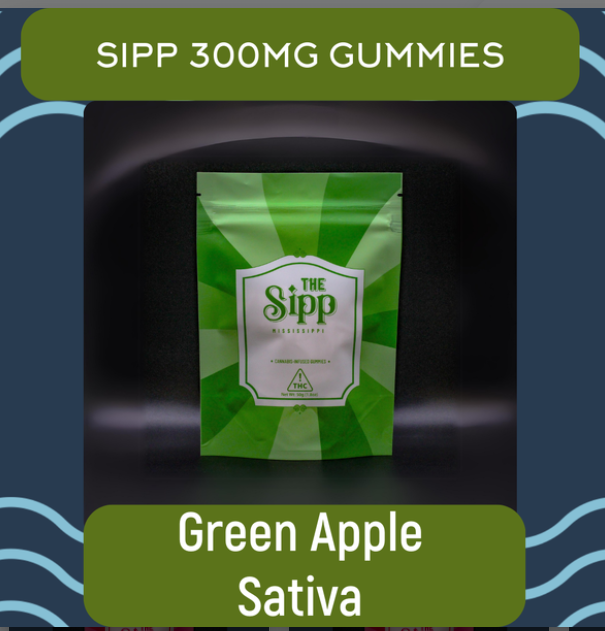 300mg | Sour Green Apple