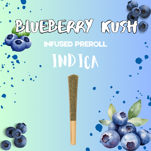 Blueberry Kush Infused Preroll