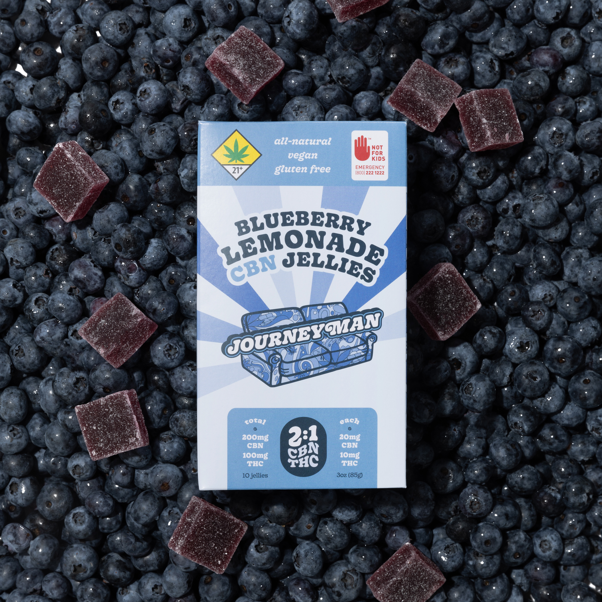 Blueberry Lemonade Jellies