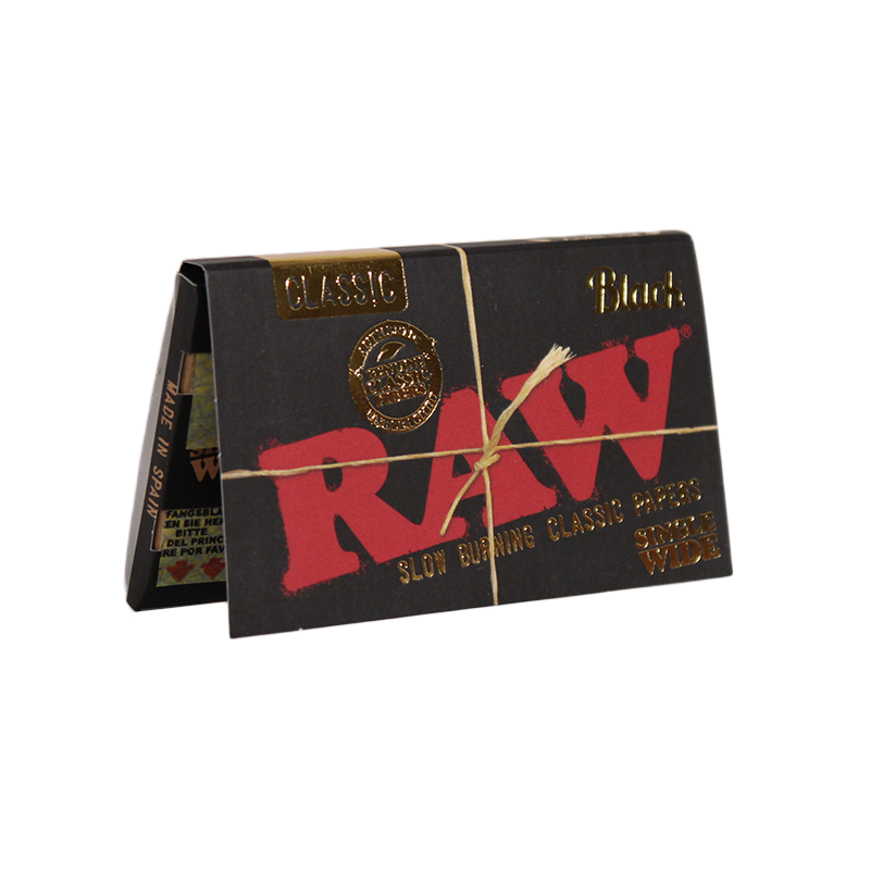 RAW - Classic Black King Size Wide Papers