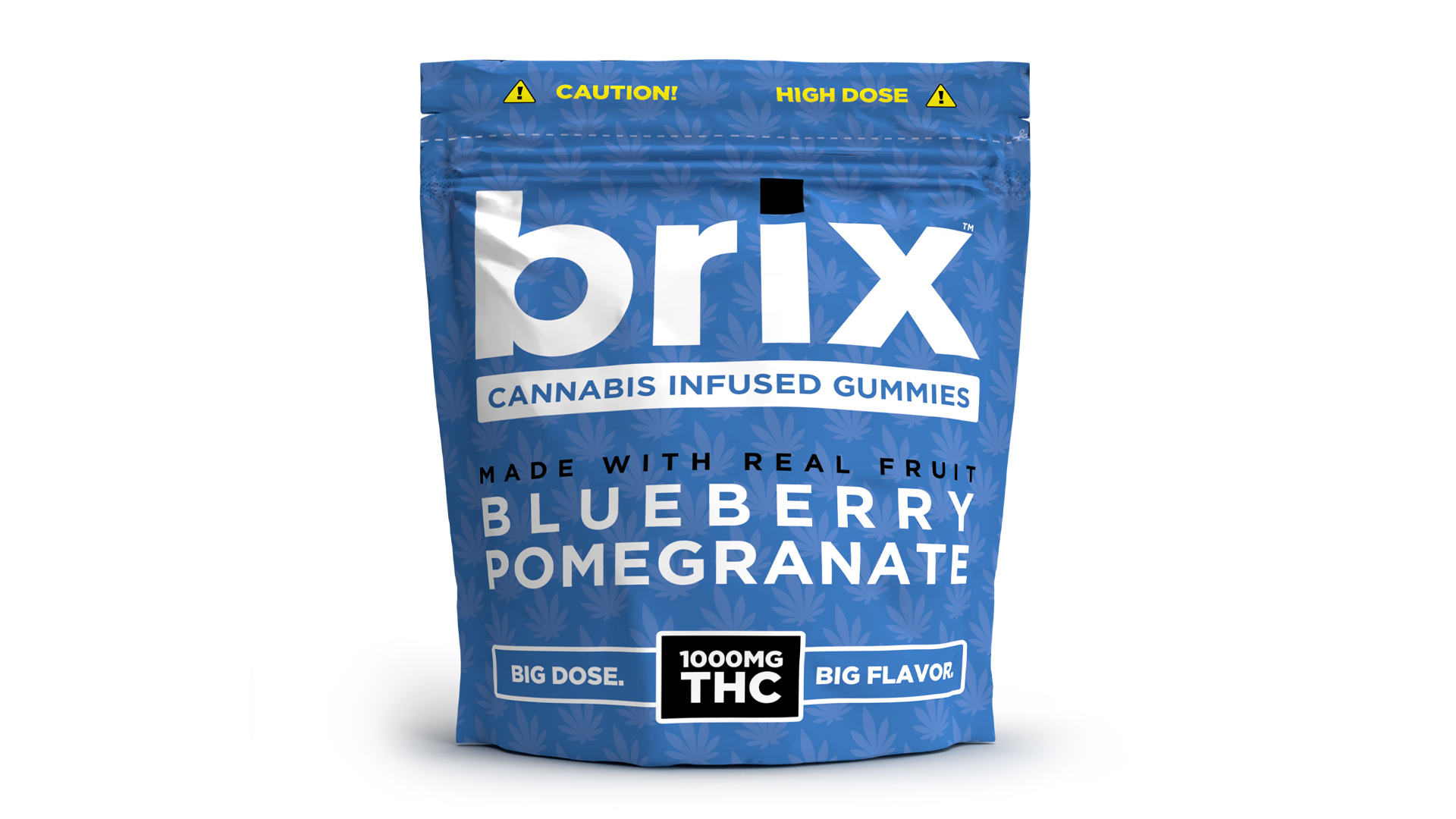 brix™ 1000mg THC Blueberry Pomegranate Gummie