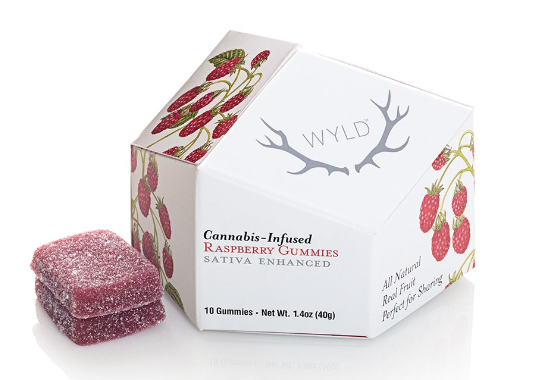 WYLD - Gummies - Raspberry (S) (100mg)