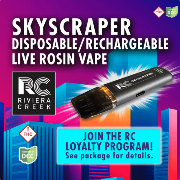 Skyscraper Sativa Rosin Disposable Vape Pen