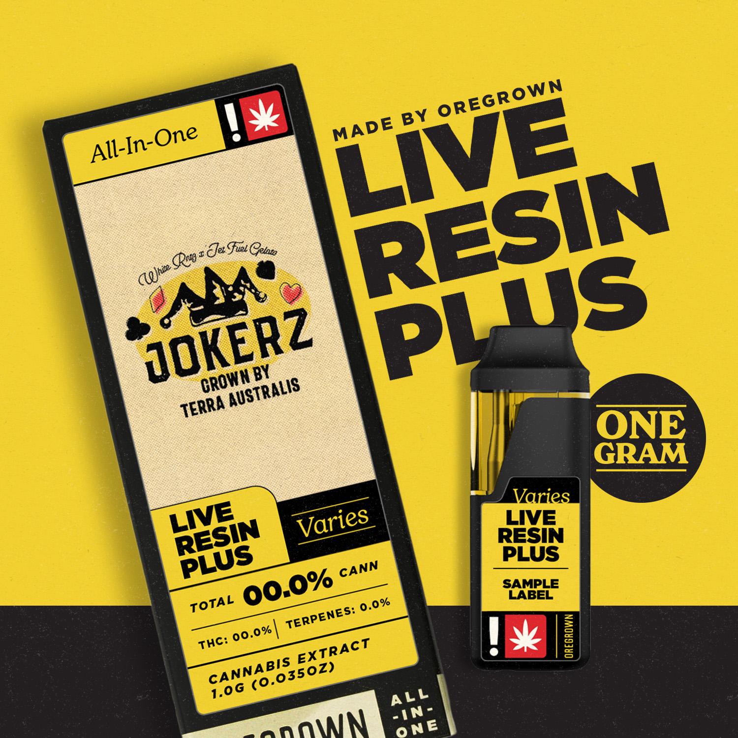 Oregrown: Jokerz - Live Resin + All-In-One - 1g - 1g