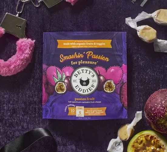 Smashin' Passion Fruit Chews | 50mg | Betty's Eddies