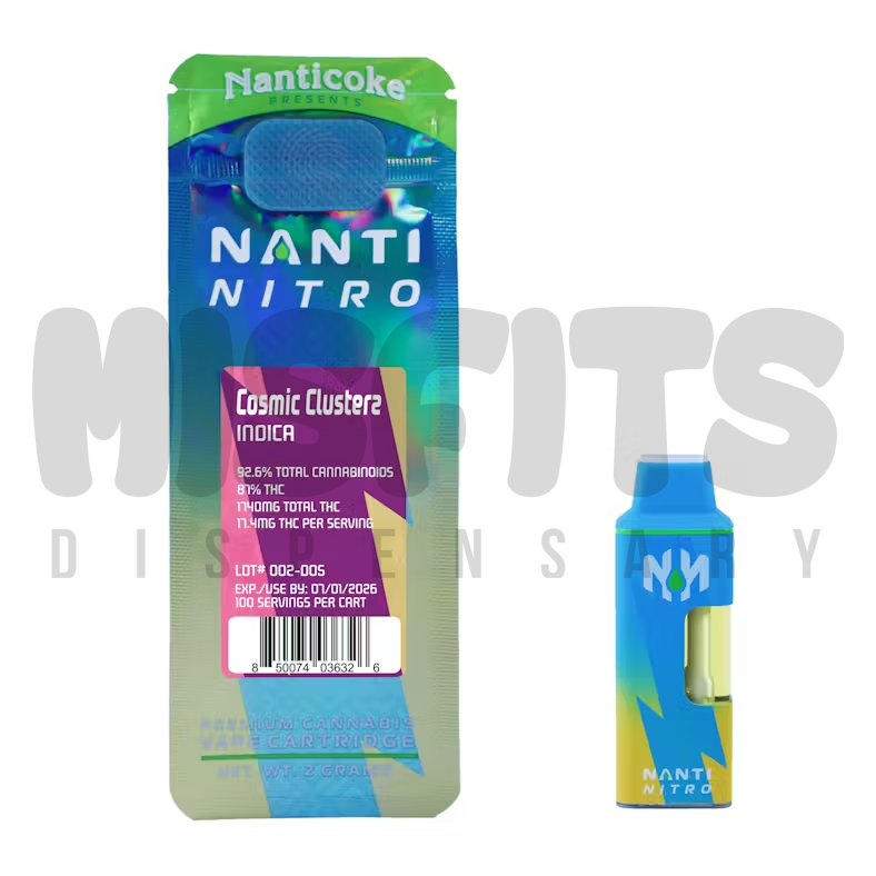 Nanti Nitro | Cosmic Clusterz | AIO Disposable Vape | 2g