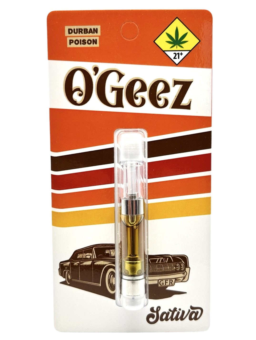 O'Geez Pineapple Express (Sativa) 1g Cartridge