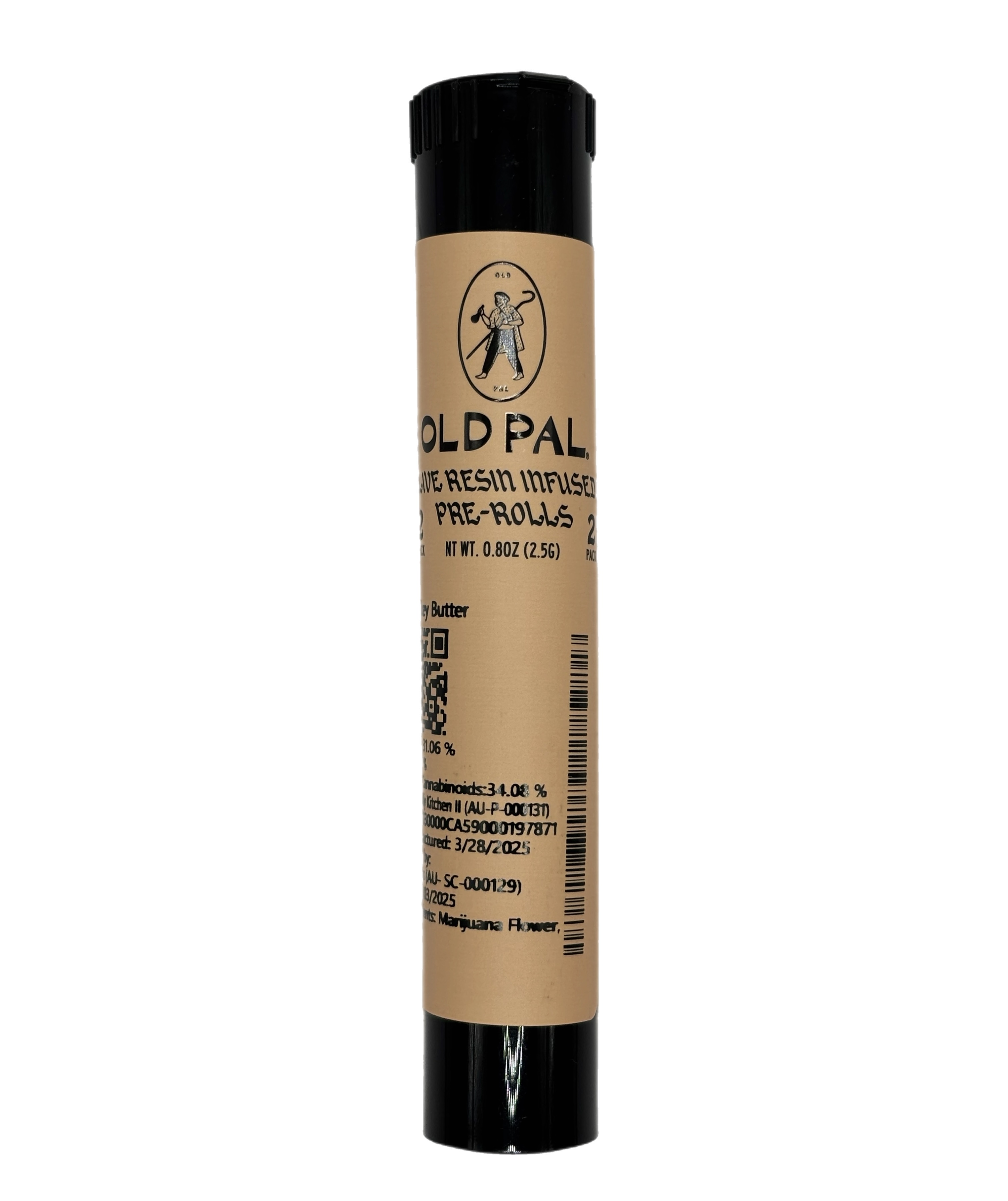 Old Pal | Donkey Butter | Live Resin Infused Pre-Rolls | 2 Pack