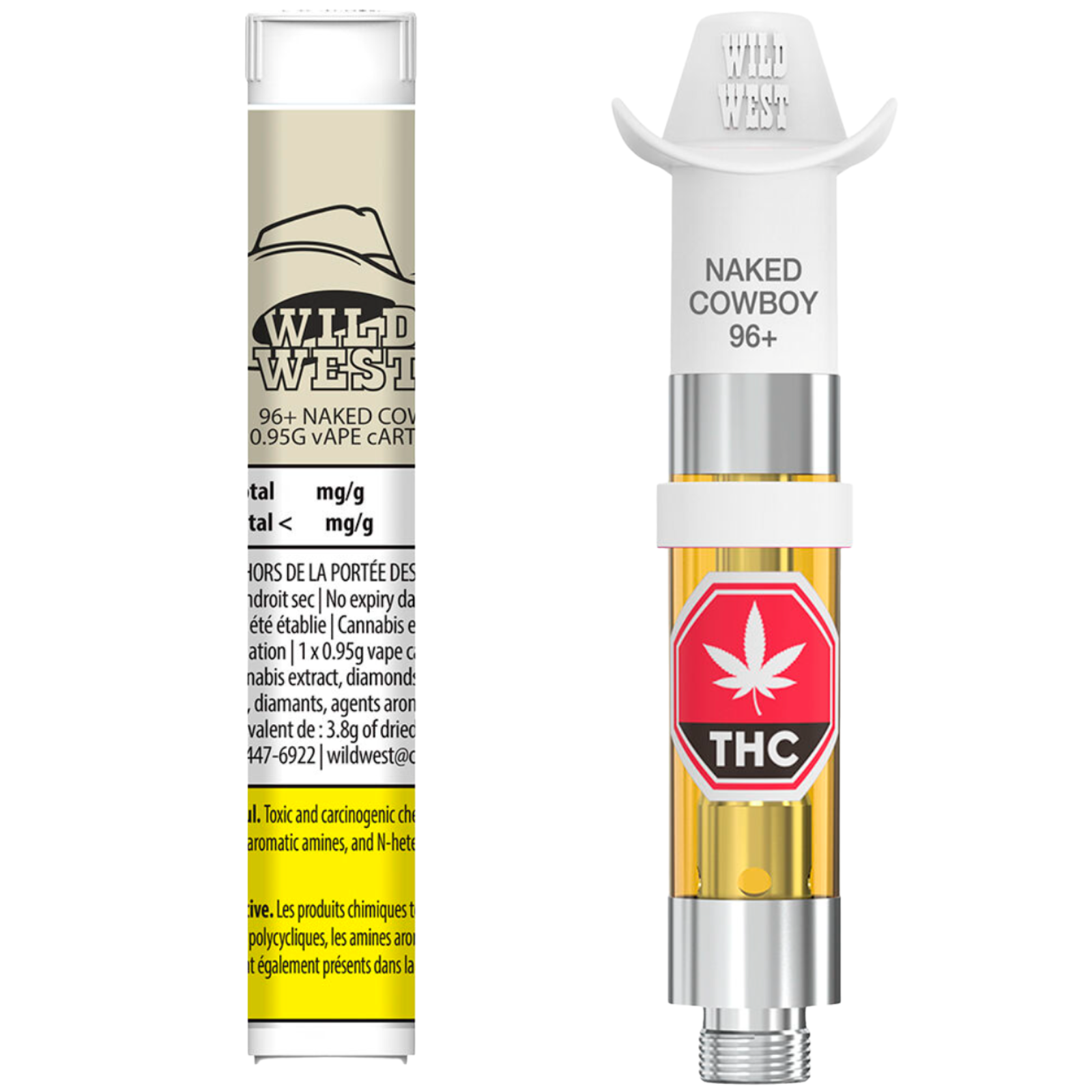 95+ Naked Cowboy Liquid Diamonds Cartridge | 0.95g