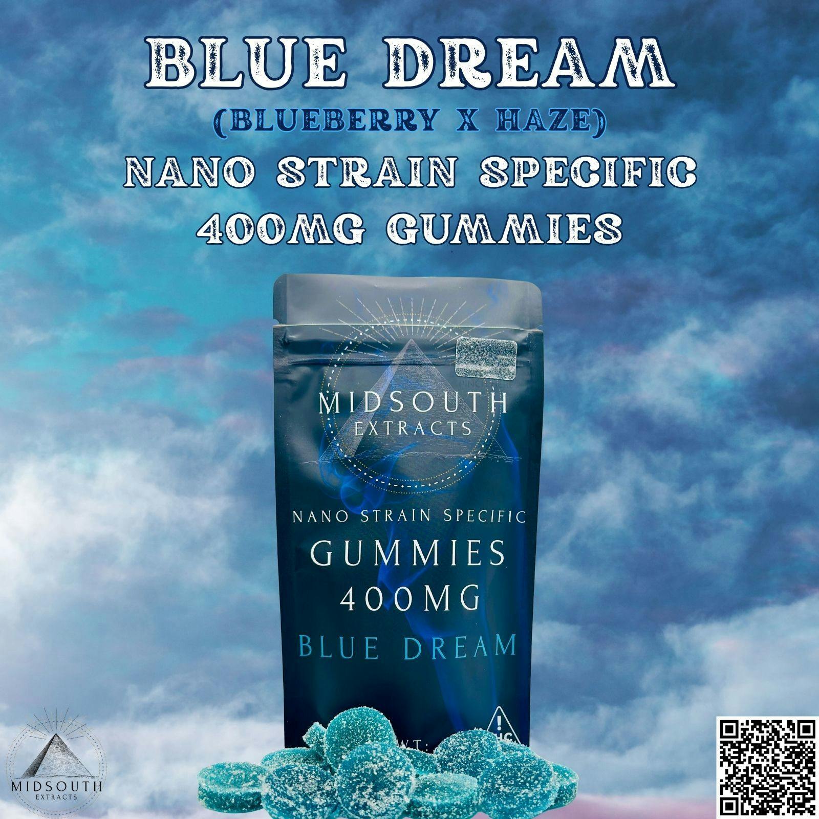 400mg | Blue Dream | Nano Gummies