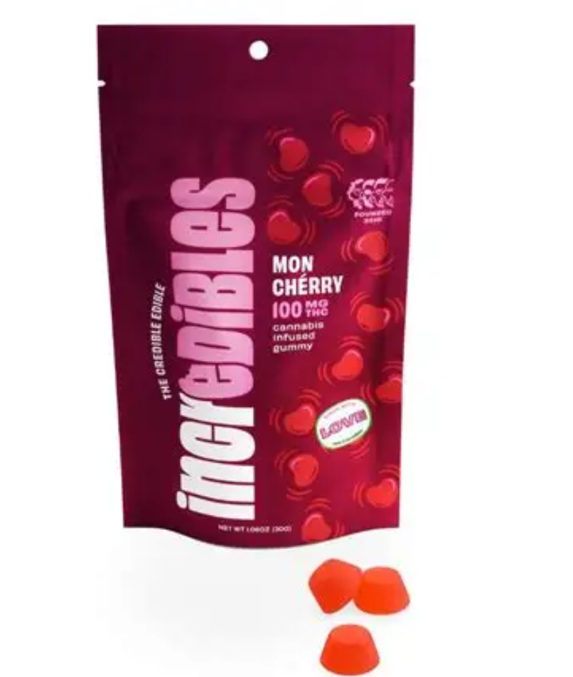 Incredibles Mon Cherry | Gummies | 10 pack | 100mg THC