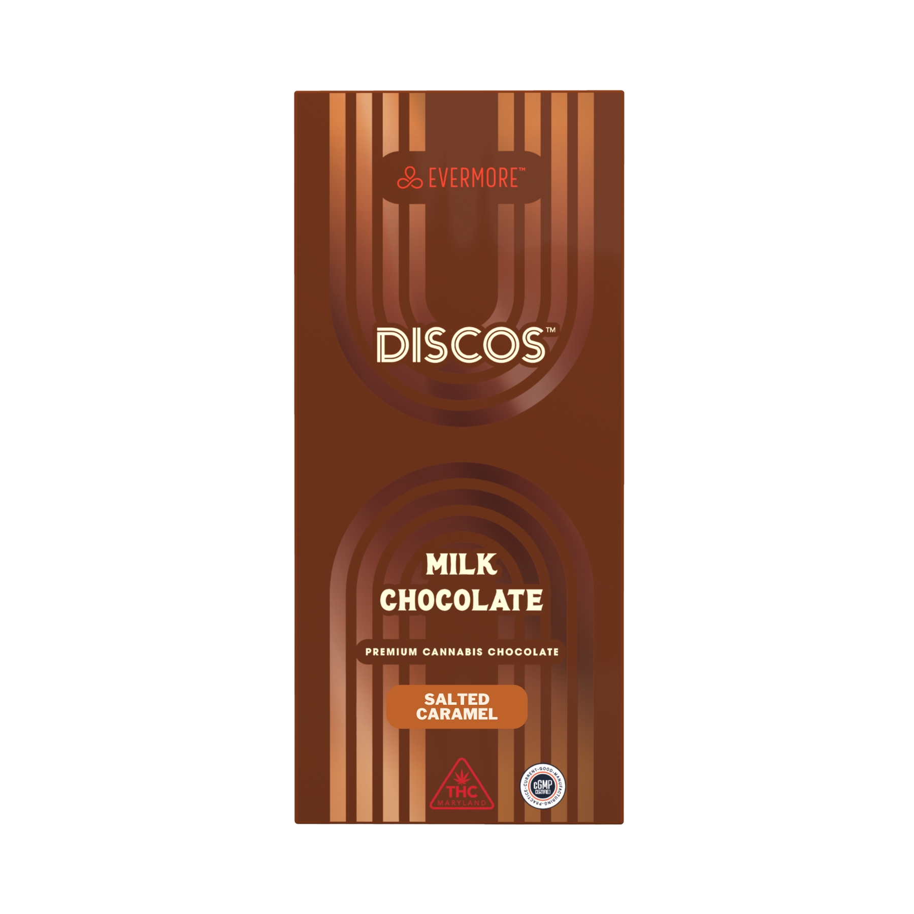 Evermore | THC Discos Milk Chocolate Salted Caramel Topping | 10mg (10ct)