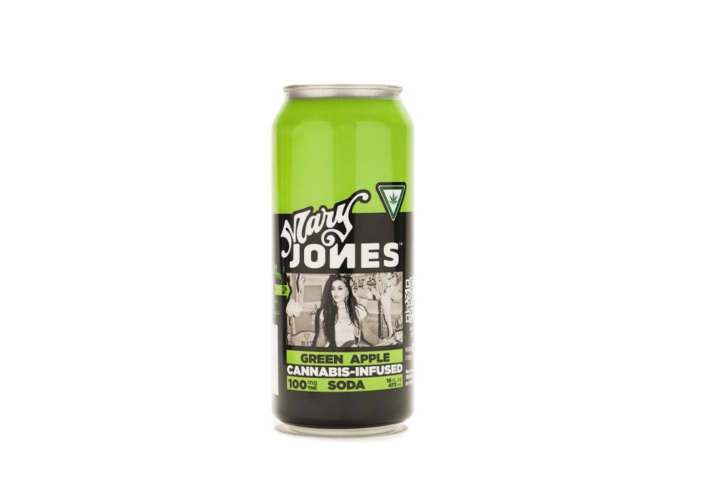 Mary Jones Soda | 100mg | Green Apple