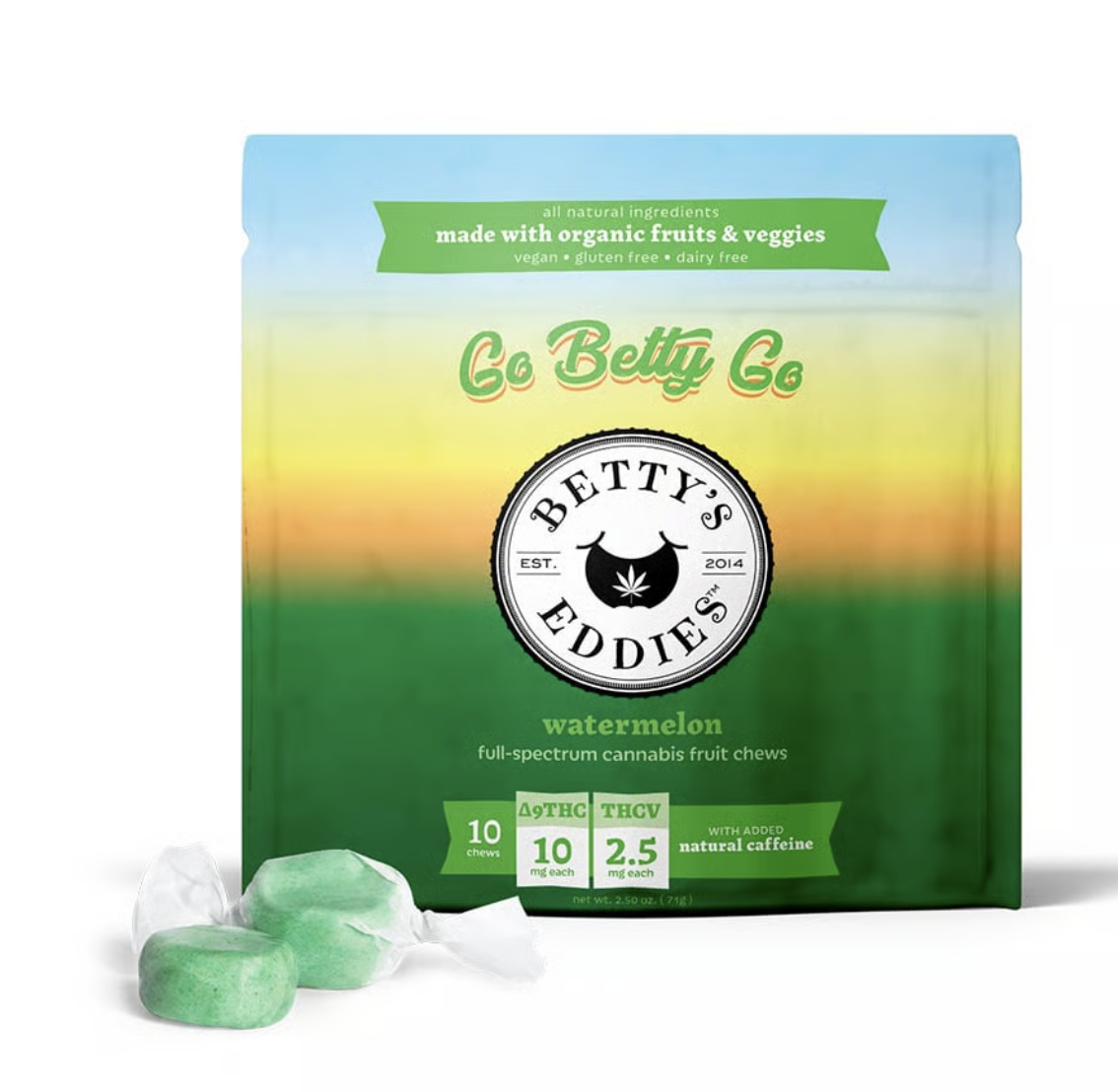 Fruit Chews "Watermelon" 500mg Total